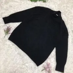 フリークスストア　ニット　黒　ユニセックス　ゆるだぼ　フリーサイズ