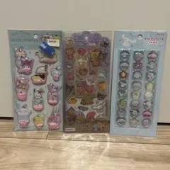 サンリオ　ポムポムプリン　シール セット シェイカー おはじき　ジェリーシール