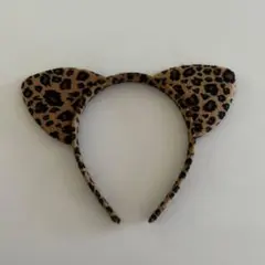 ヒョウ柄カチューシャ