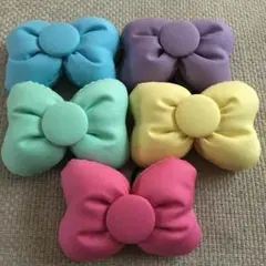 ♡パステルカラーセット！ミニーちゃん型リボンゴム ♡5個1050円♡