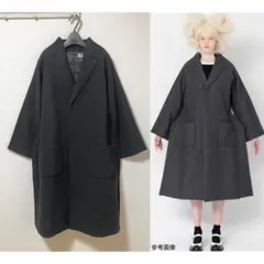 美品✨COMME des GARCONS Aラインフレアロングコート M 黒 美品✨COMME des GARCONS Aラインフレアロングコート M 黒