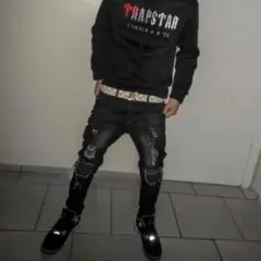 メンズファッション スキニージーンズ ダメージ hiphop us ラッパー着用