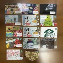 こみさ⭐︎様　スターバックスカードセット（地域.季節デザイン)１４枚セットのサムネイル