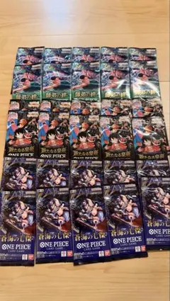 【新品未開封】新たなる皇帝、アニメ25周年、蒼海の七傑、師弟の絆　40パック