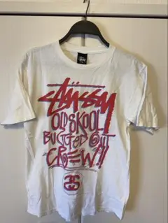 Stussy Old Skool Bugged Out Crew Tシャツ S