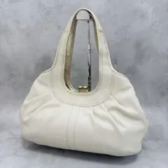 ☆極美品 モラビト NINA ニナ ハンドバッグ ビジュー レザー