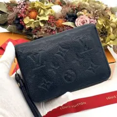 ルイヴィトン ポルトフォイユ スクレット コンパクト アンプラント 財布 黒