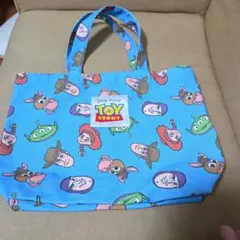 トイストーリー サブバッグ エコバッグ 青のサムネイル