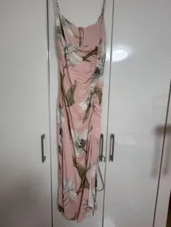 ZARA フラワープリント キャミワンピース S ロングワンピース