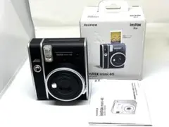 美品！FUJIFILM instax mini 40 チェキ カメラ ブラック