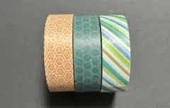 マスキングテープ　マステ　3個セット　まとめ売り