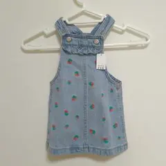 【未使用品】Baby GAPチェリー柄サロペットスカート