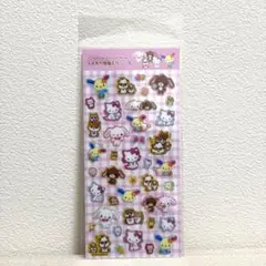 サンリオキャラクターズ ラメ入り樹脂もりシール 平成デザイン