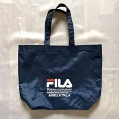 FILA 手提げバッグ　ネイビー　ミニトート　お買い物バッグ　通学バッグ