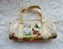 希少・当時物 ポケモン ミニボストンバッグ イーブイ＆フレンズ エナメル ポーチ