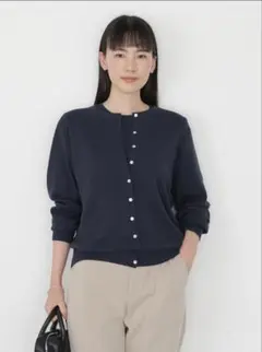 ［訳あり品］AMERICANHOLIC クルーネックショートカーディガン　M