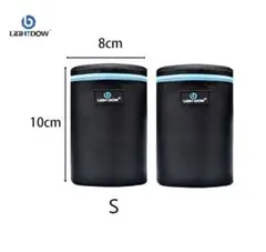 カメラレンズバッグポリエステルポーチポータブルキャリーレンズバッグ 2個