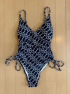 H&M ワンピース水着 チェーン柄 XSサイズのサムネイル
