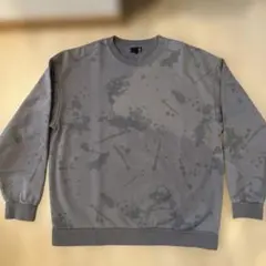美品　LAKOLE グレー ペイントスプラッター スプラッシュ スウェット Lのサムネイル