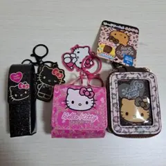 ハローキティ ヒョウ柄キーホルダーセット
