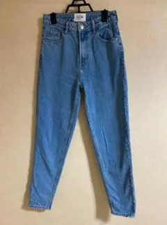 ZARA マムフィット デニム マムジーンズ ハイウエスト 32