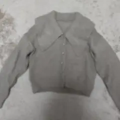 lawgy グレー 長袖カーディガン