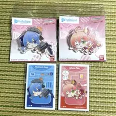 ホロライブはぐみーつ　星街すいせい　さくらみこ　クリップ　缶バッジ合計4点セット