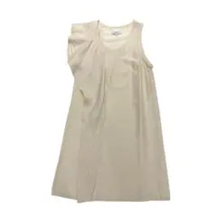 3.1 Phillip Lim クリーム色 ひざ丈ワンピース フリル付きのサムネイル