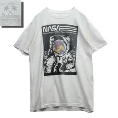 NASA ナサ 宇宙飛行士 プリントTシャツ M 輸入 古着