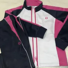 ピンクと黒　ジャージ　上下セット 130cm