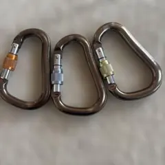 Black Diamond カラビナ 3色セット 最大荷重24KN