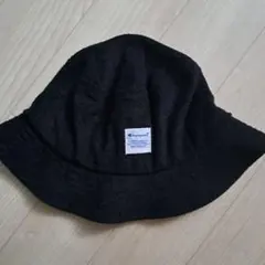 Champion ブラック バケットハット　パイル地