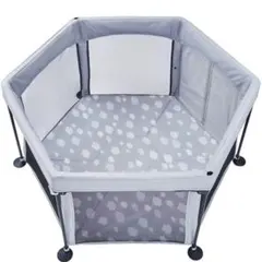 美品⭐日本育児　洗えてたためるポータブルベビーサークル