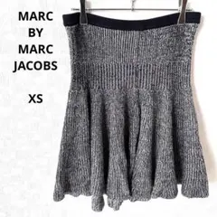 マークバイマークジェイコブス　ニットフレアスカート ミニスカート　ゴムウエスト