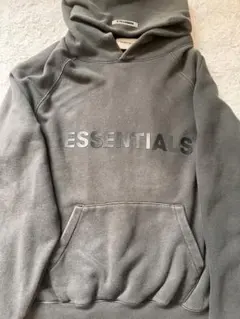 ESSENTIALS フーディ パーカー Mサイズ グレー