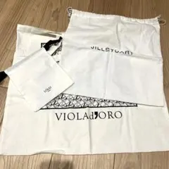 ショップ袋 巾着袋 3点セット JILLSTUART VIOLAd'ORO