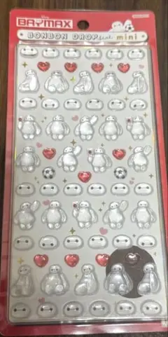 ディズニー　ボンボンドロップシールミニ　ベイマックス