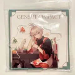 原神 楓原万葉 アクリルスタンド カフェコラボ