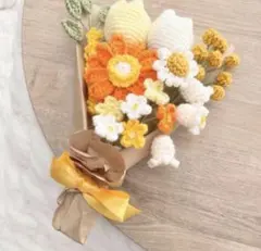 【 40 】即購入◎ 毛糸の花束 枯れない花束 卒業式 記念日 プレゼント