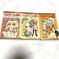 쇼와 레트로 少女漫画ベルサイユのばら①②③セット