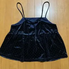 coca ベロアキャミソール