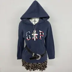 美品 レア ギャップ パーカー y2k 平成ギャル グランジ アメリカ国旗