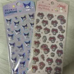 【大好評 1セット】サンリオぷくっとシールマイメロディ＆クロミ