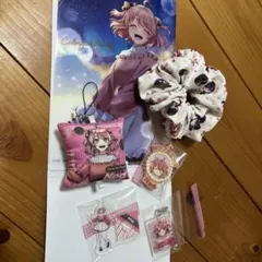 カラフルピーチのあさん　まとめ売り22点 アクスタ、キーホルダー他 カラフルピーチのあさん まとめ売り22点 アクスタ、キーホルダー他