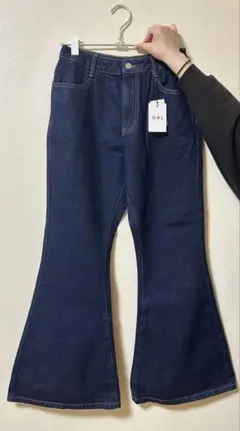 GRL ハイウエストフレアデニムパンツ[fo2243]