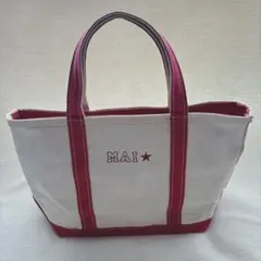 L.L.Bean(エルエルビーン) キャンバストートバッグ 刺繍入り 大きめのサムネイル