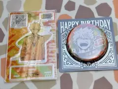 ヒロアカ 爆豪勝己 バースデイ 名場面ジオラマフィギュア 缶バッジ アクスタ