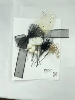 ブラック系　ヘアアクセサリー