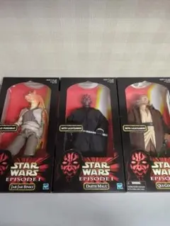 スターウォーズ　新品未開封品フィギュアセット　クワイ・ガンジン　ダース・モール他のサムネイル