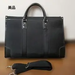 2WAY ビジネスバッグ 就活　ブラックのサムネイル